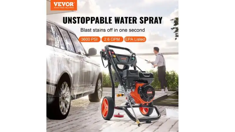 pressure washer for cleaning cars