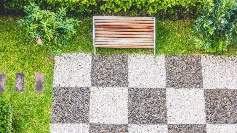 Gravel seating area ideas