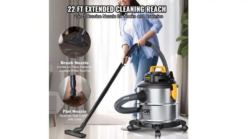 stainless steel wet dry shop vacuum