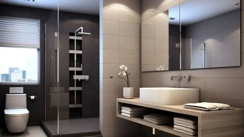 Small Bathroom Setting