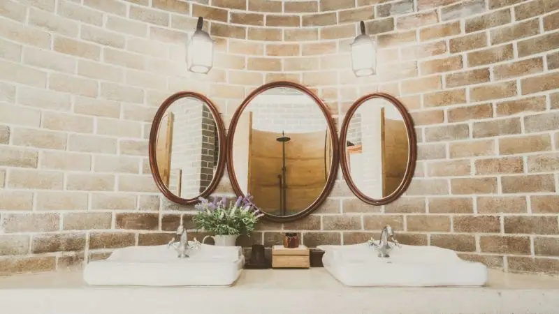 unique and creative mirror ideas for double vanity bathrooms