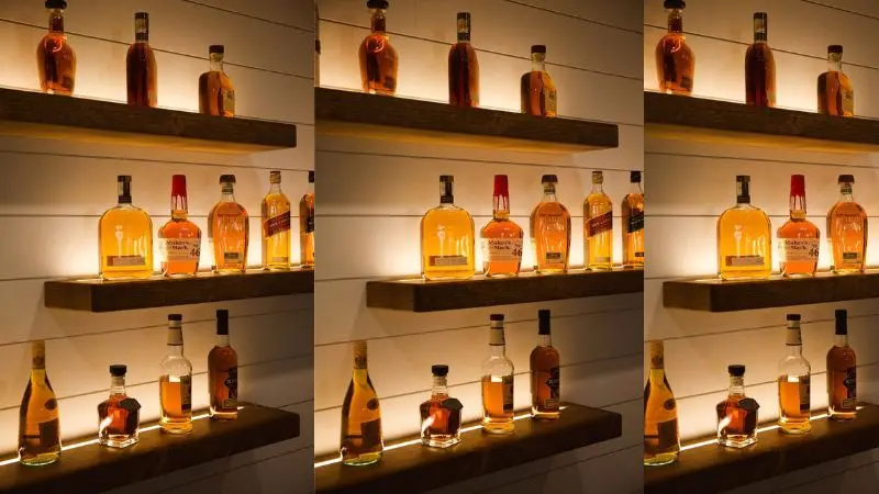 Lighting of Bar Shelf