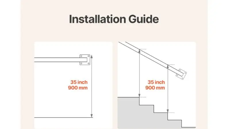 Install Iron Stair Handrail 