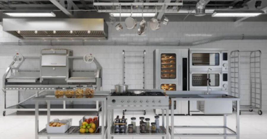 Stainless Steel Kitchen Prep Table