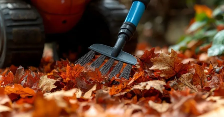 lawn sweeper for leaves