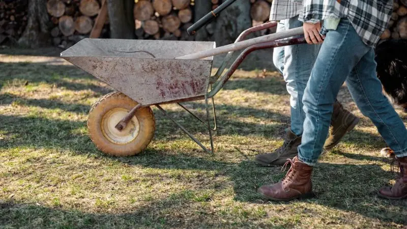 steps to build a DIY lawn sweeper