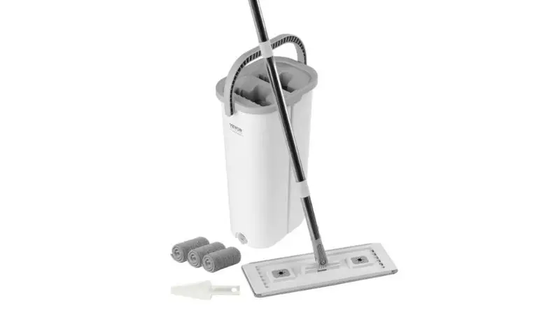 Mop & Bucket with Microfiber Pad  