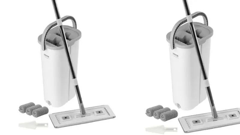 Microfiber Mop and Dustbin Set
