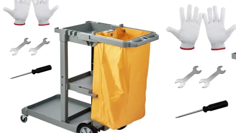 3 Shelf Cleaning Cart