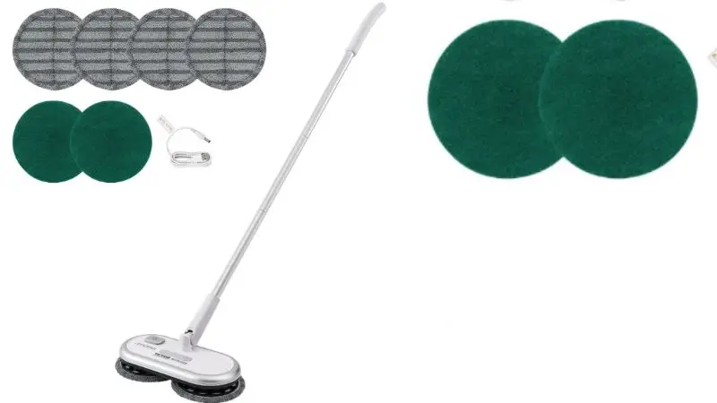 Electric Mop with Scrubber Pads