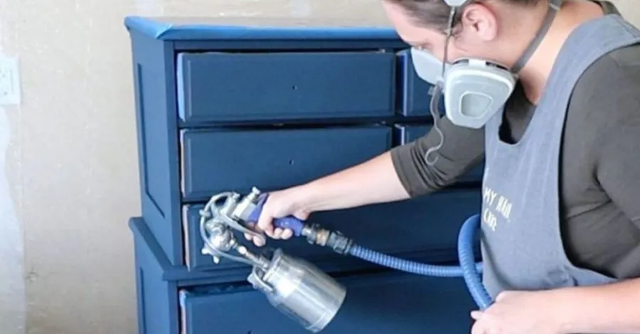 Spray Painting Furniture