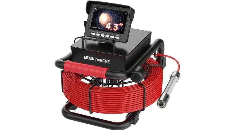 Drain inspection with endoscope