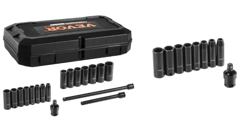 Premium Alloy-Steel Impact Socket Set