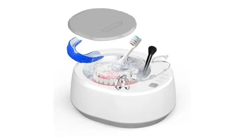 Use an ultrasonic cleaner for dentures