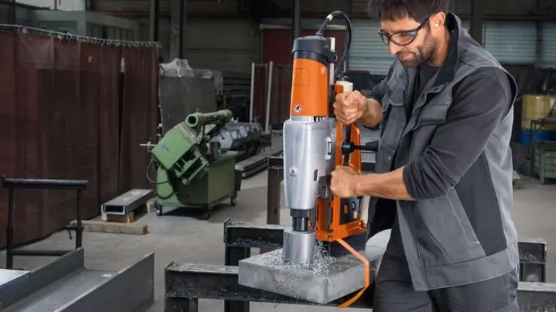 Uses of magnetic drill