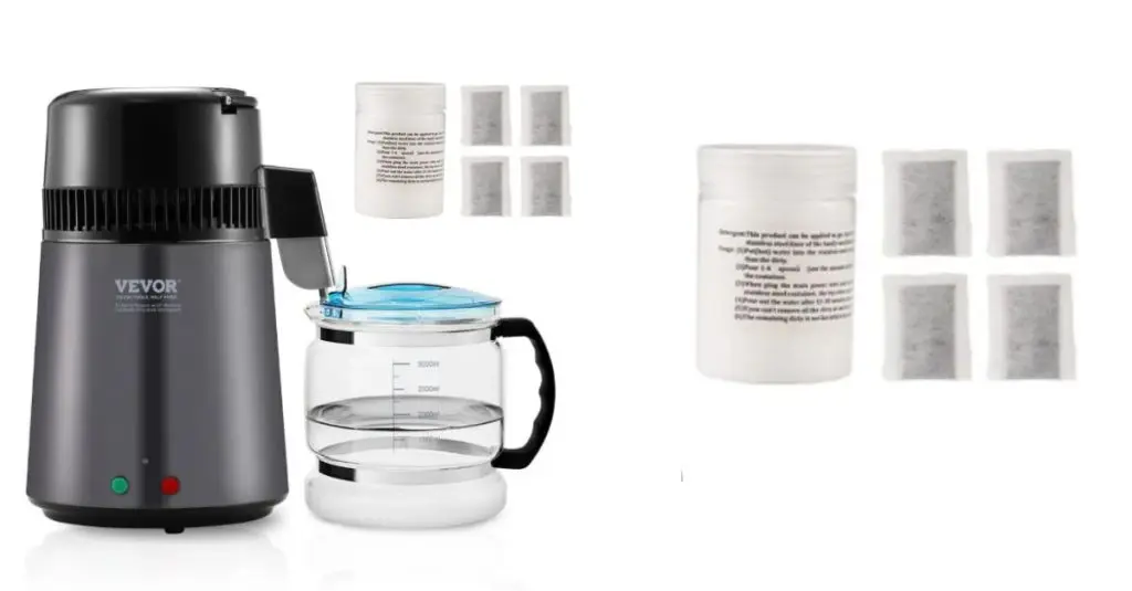 purified vs distilled water