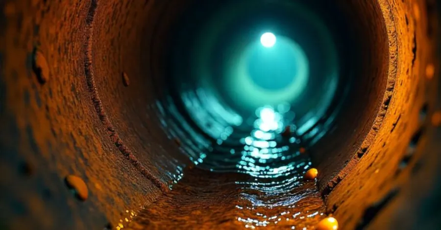 How to find a leaking water pipe underground