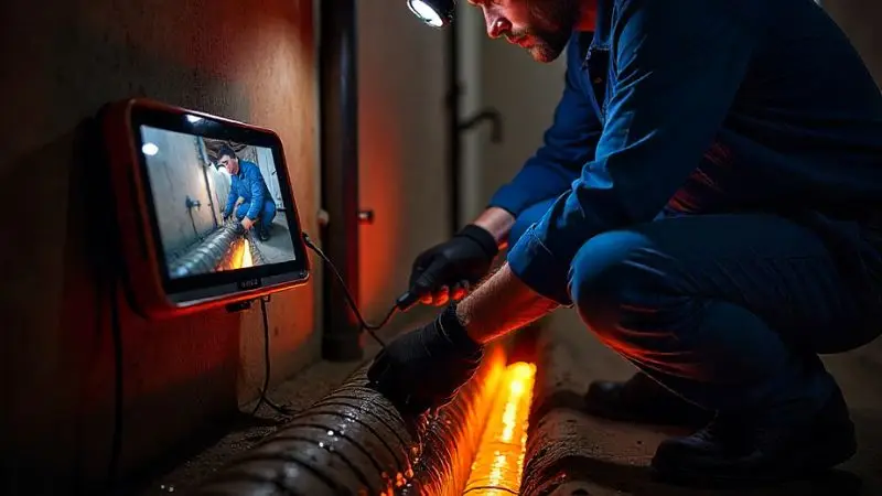 How to solve common issues while using a plumbing inspection camera