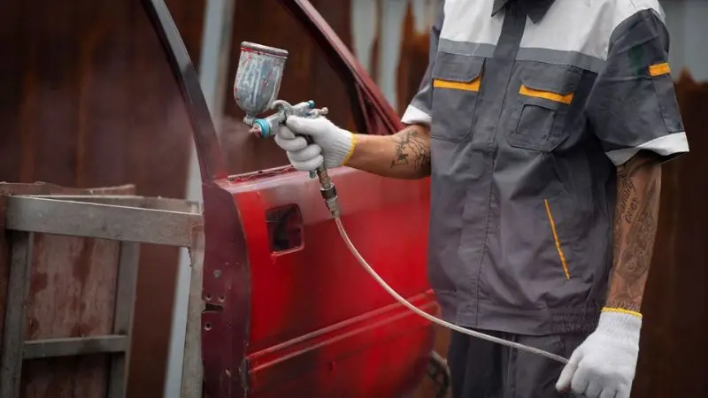 How to apply stain with a paint sprayer