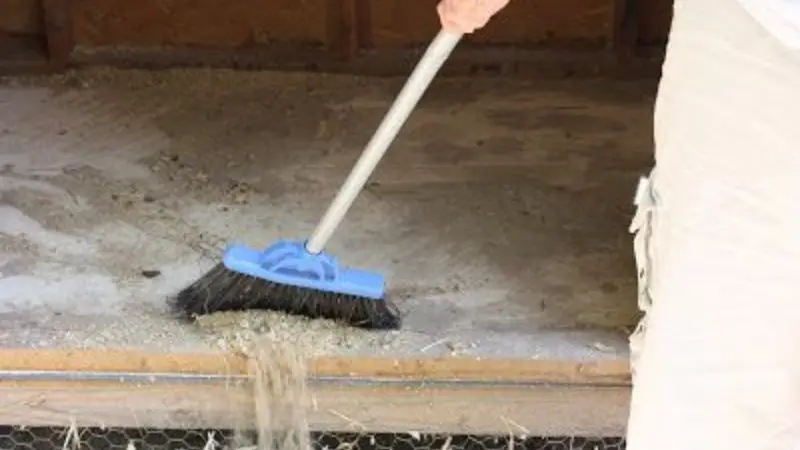 Keep your chicken coop clean
