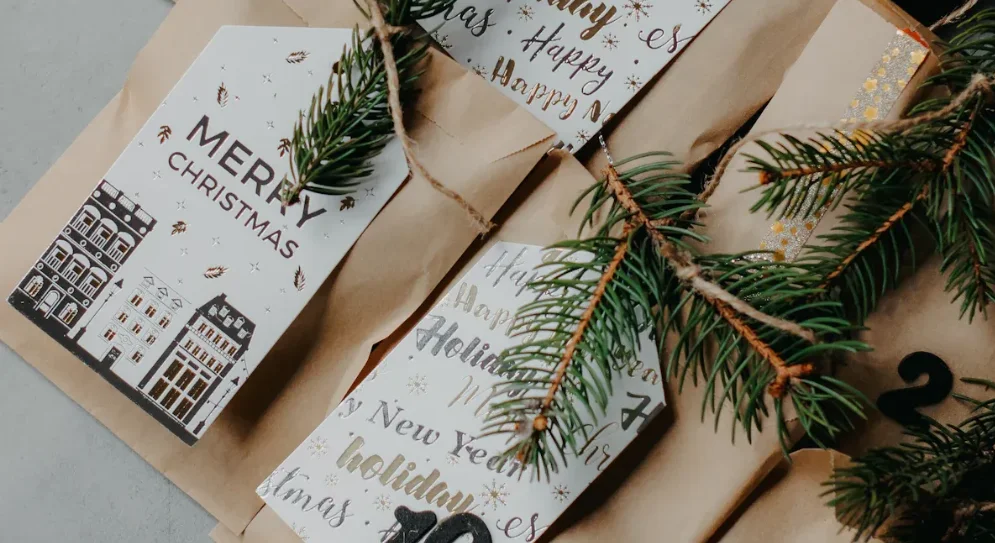 Christmas presents wrapped up