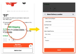 Step 1 Confirm your location