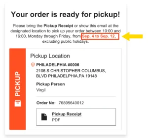 الخطوة 3 تلقي البريد الإلكتروني أو الرسالة