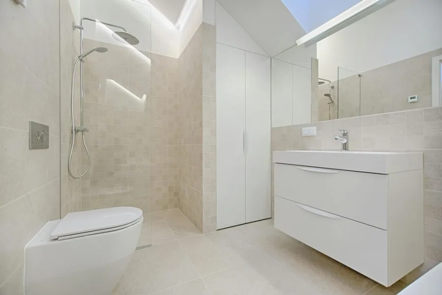 Renovated bathroom