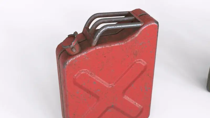 metal safety gas can