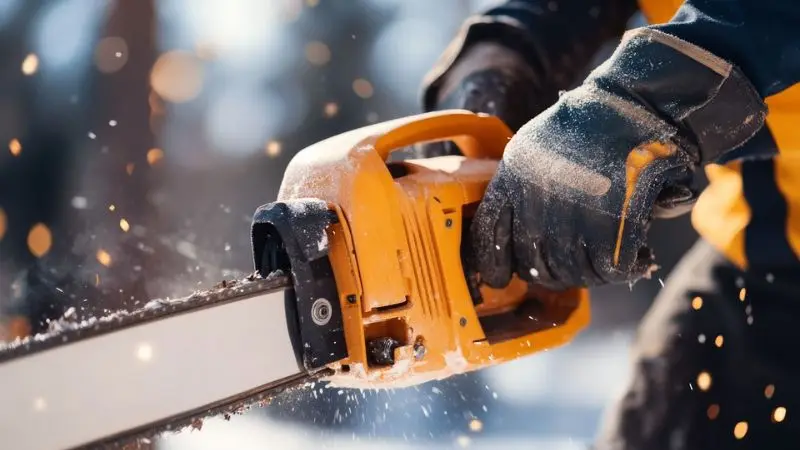 Which chainsaw is more comfortable to handle