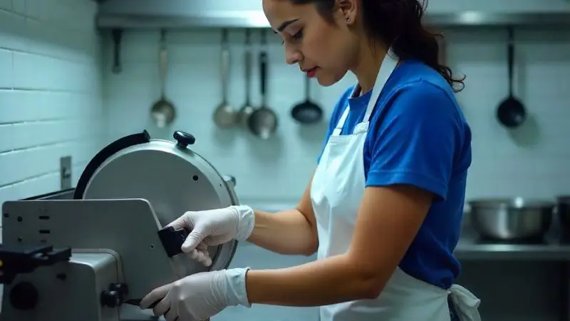 How to clean a meat slicer