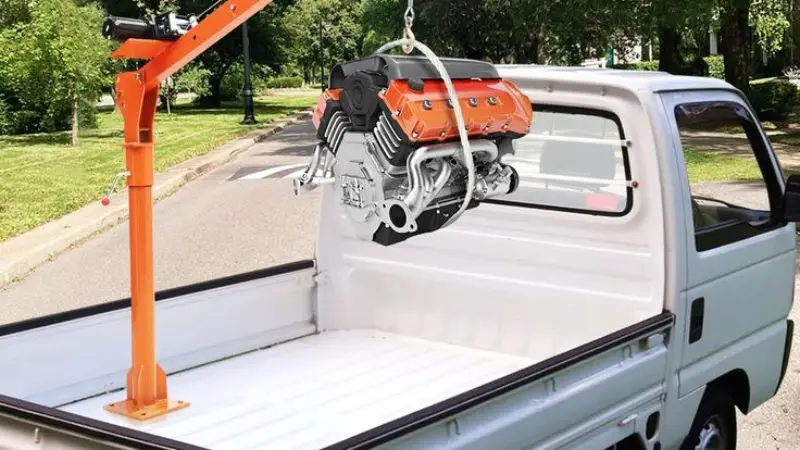 Lifting easily with a truck crane