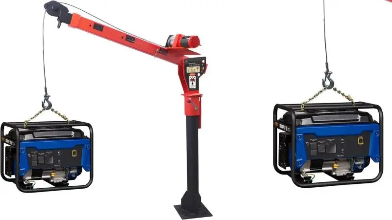 Maintenance of pickup truck crane with electric winch