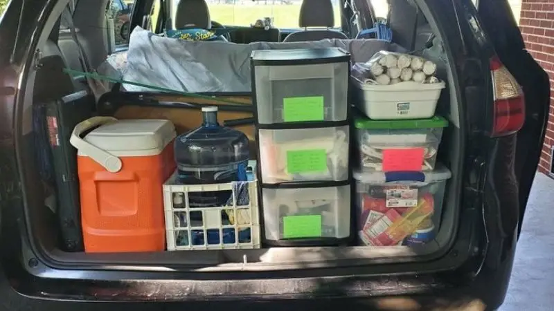 Prepare for car camping