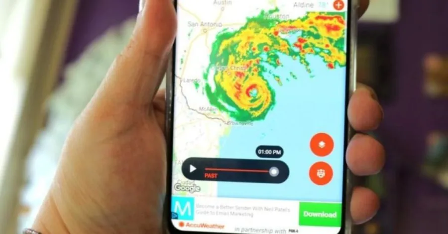 How do I get emergency weather alerts on my phone