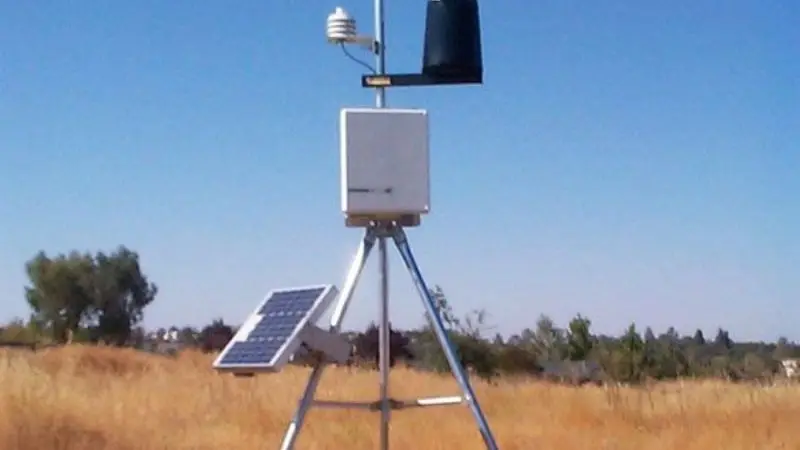 Safe mounting of a weather station