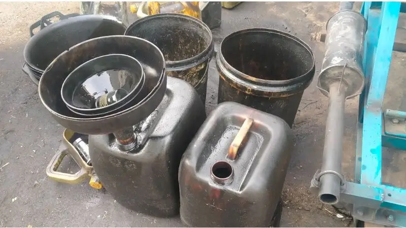 fuel preparation and filling for portable fuel storage tank