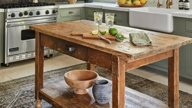 Ancient Kitchen Work Table
