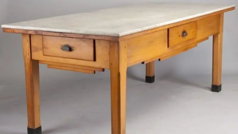 Work table for antique kitchen