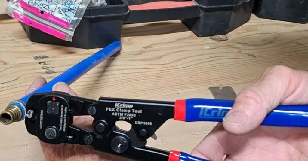 best way to crimp PEX pipe