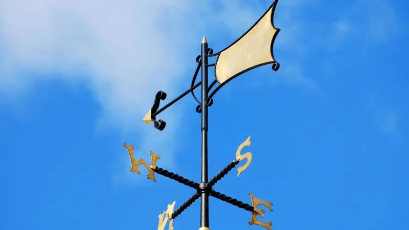 wind vane weather measuring tool