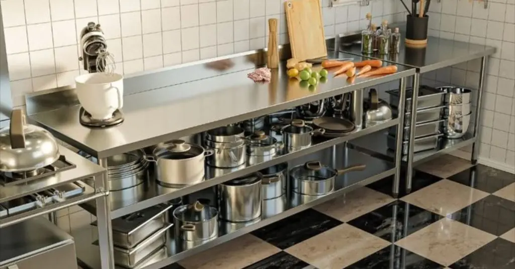 restaurant stainless steel tables