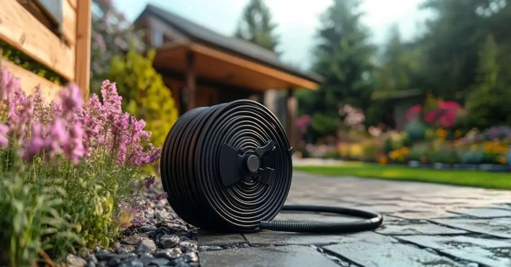 automatic garden hose reel