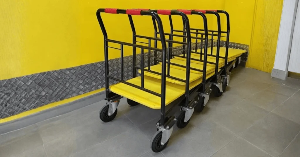 heavy-duty utility cart with wheels