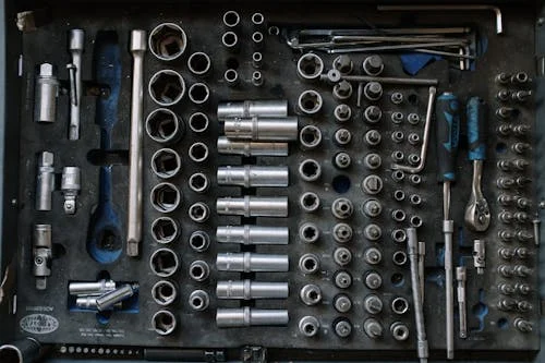 different sizes in impact socket set