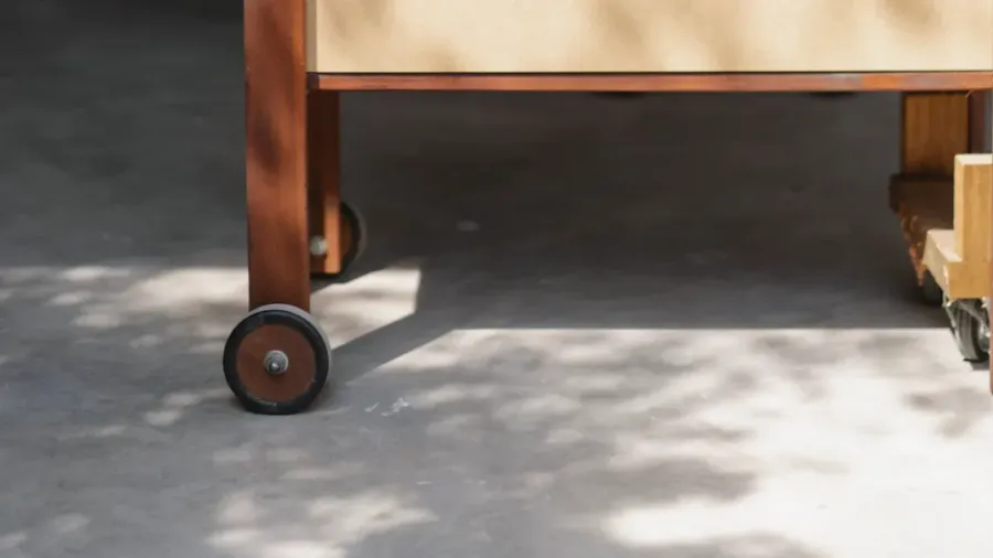 Diy woodworking bench with wheels