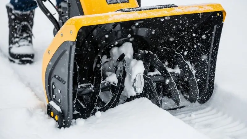 Snow blower components work together