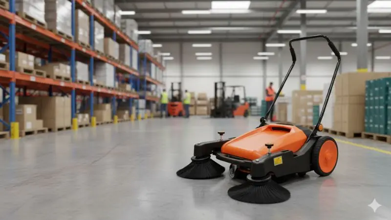 Different types of manual sweepers 