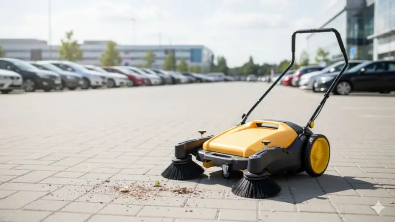 floor manual sweeper vs. vacuums