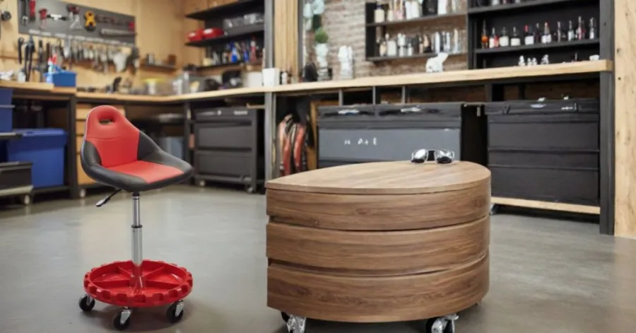 shop stools with wheels